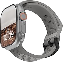Urban Armor Gear UAG Replacement Watch Strap, Civilian Strap/Watch Band Designed for Apple Watch (49mm / 46mm / 45mm / 44mm) (Series 4-10 / Ultra/Ultra 2/ SE/ SE2) (Watch NOT Included) - Titanium
