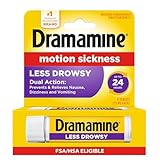 Dramamine All Day Less Drowsy Motion Sickness Relief, 8 Tablets