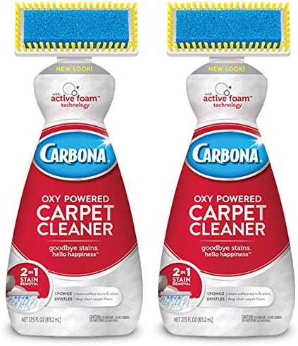 Carbona Oxy-Powered 2-in-1 Carpet Cleaner, 27.5 Ounces - Pack of 2