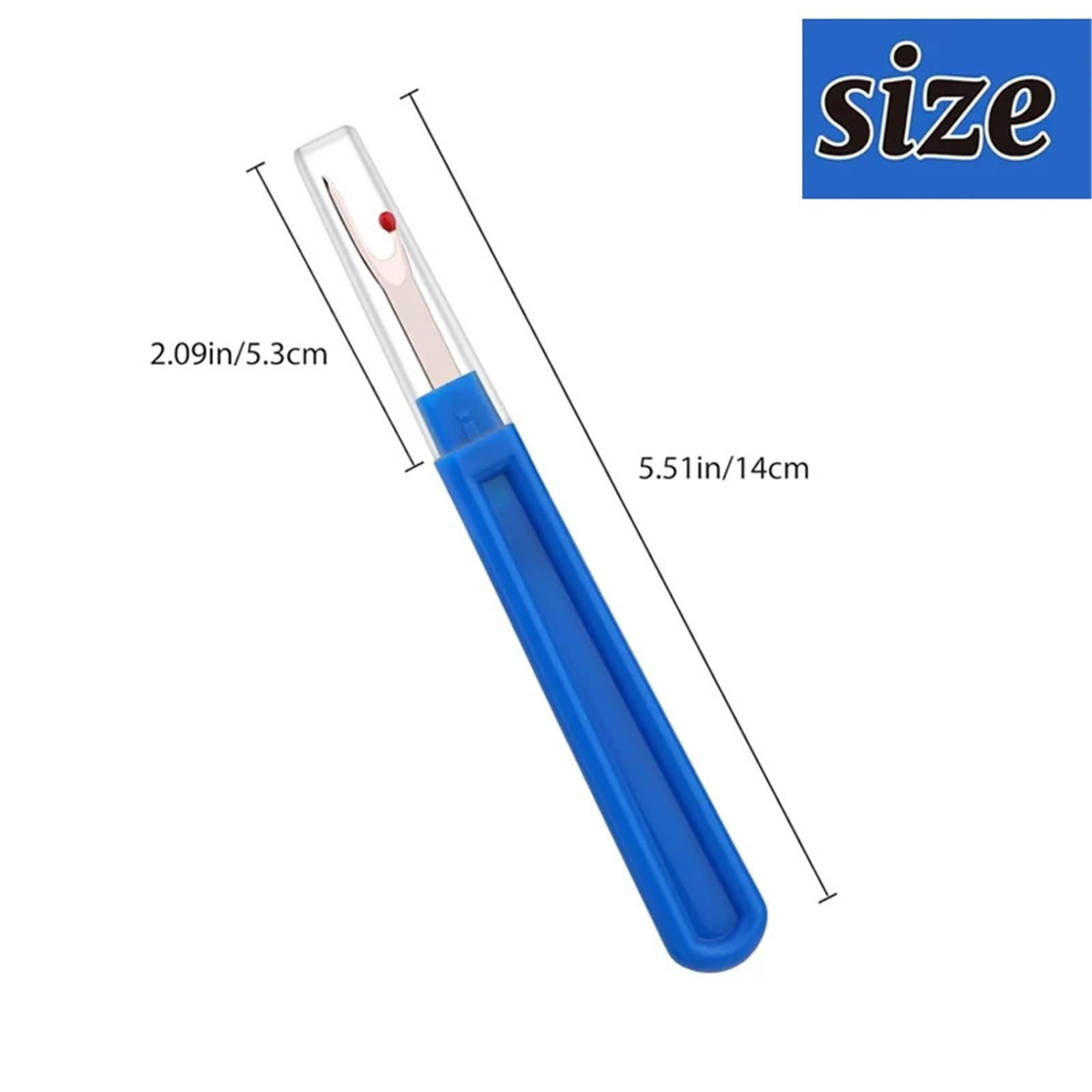 Juego de desgarradores Costuras, Agarre ergonómico 36 Piezas for Coser, Manualidades y Quitar dobladillos Bordados(Blue)