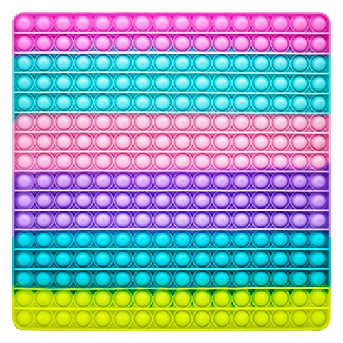 256 Bubble Pop, Large Pop 256 Fidget, the Biggest Pop in the World, Extra Large Size Pop Largest, Really Super Very Big Pop 1000 400 256 200 Bubbles Silicone Popper Popping Poppet Fidget Ginormous Pop