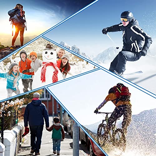 Image of Heatuff Mens Thick Wool Socks Thermal Warm Winter Crew Socks 5 Pairs Multicolors