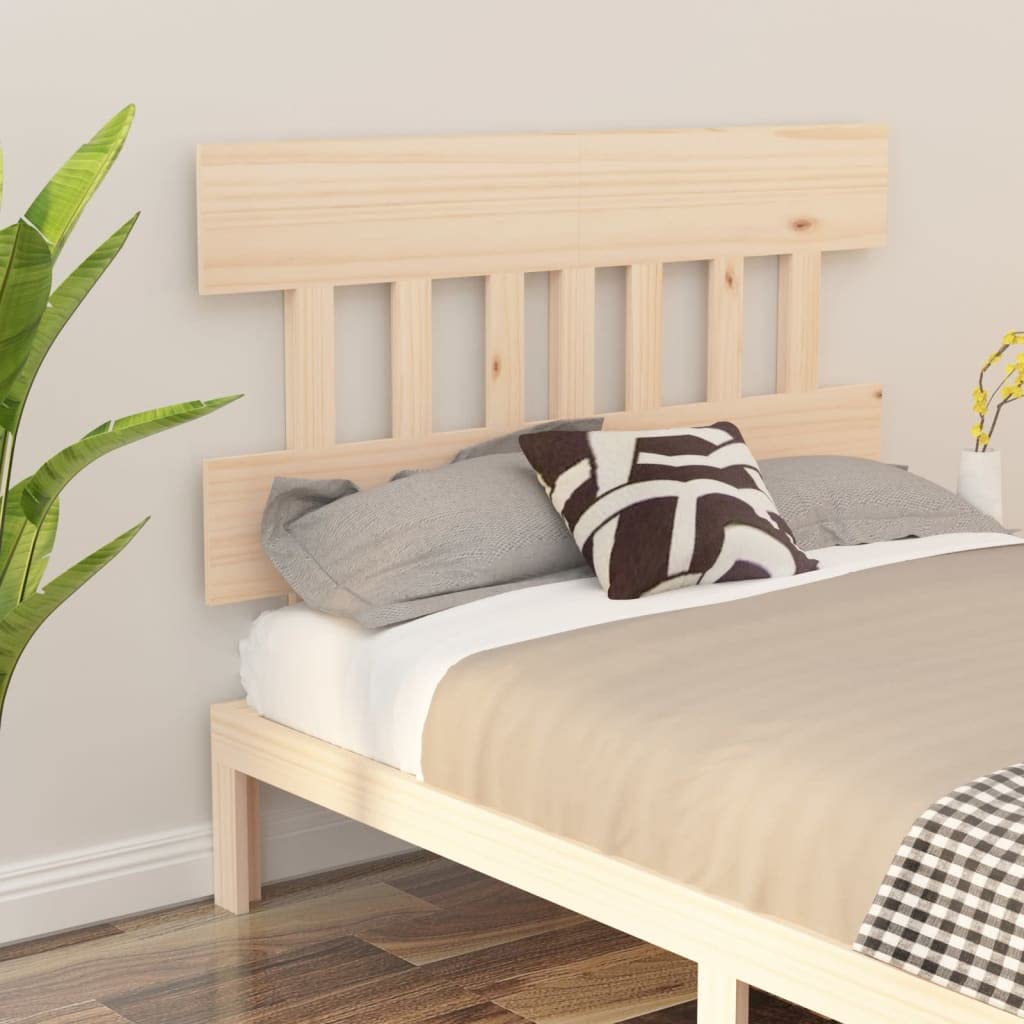 Testata della camera da letto Testiera per camera degli ospiti Spalliera letto matrimoniale Testiera per Letto 163,5x3x81 cm in Legno Massello di PinoAdatto per hotel, agriturismo, salone