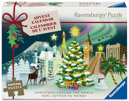 Puzzles 24 x 54 pièces Ravensburger Calendrier de 'avent 2025 - vue 2
