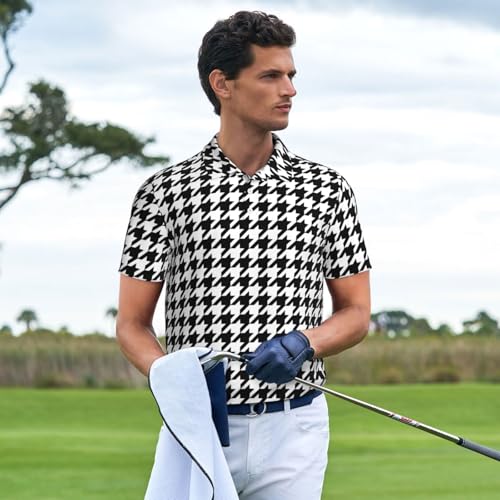 Polo para hombre de ajuste regular de secado rápido para golf, camiseta de peso medio, tallas S-4XL miniatura 4