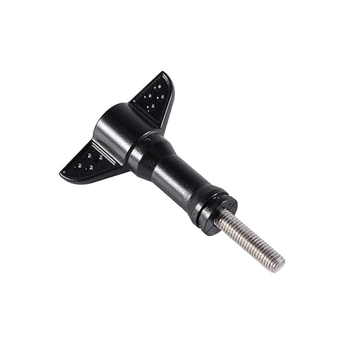 Miniatura 5 de Juego de 5 tornillos de pulgar de 2.4 in de largo compatibles con cámaras deportivas Xiaomi Yi/AEE, apriete y afloja fácilmente tornillos, acero