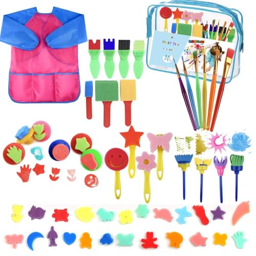 16 Stücke Mini Malerei Schaum Schwamm Pinsel Werkzeuge Für Kinder Malerei Lernen Roller Schwamm Pinsel Blume Malerei Pinsel 2 16 Stücke Mini Malerei Schaum Schwamm Pinsel Werkzeuge Für Kinder Malerei Lernen Roller Schwamm Pinsel Blume Malerei Pinsel