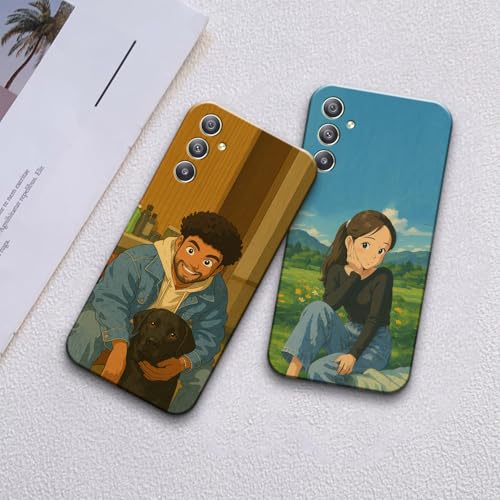 Image of COLORflow Back Cover Compatible with Samsung Galaxy A34 5G | Ghibli Studio Style Customized Back Cover Compatible with Samsung Galaxy A34 5G