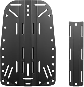 Aluminium Scuba Diving Technic Backplate Diver Plate Scuba Diving Single Tank Adapter Scuba Diving Set