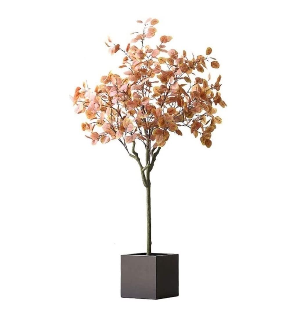 AYCDL Artificial Tree Plants Style Artificial Tree Home Decoration Simulation Green Plant Potted Money Leaf Tree Indoor Bonsai Fake Tree Decoration Artificial Tree,A-150cm,A-150cm