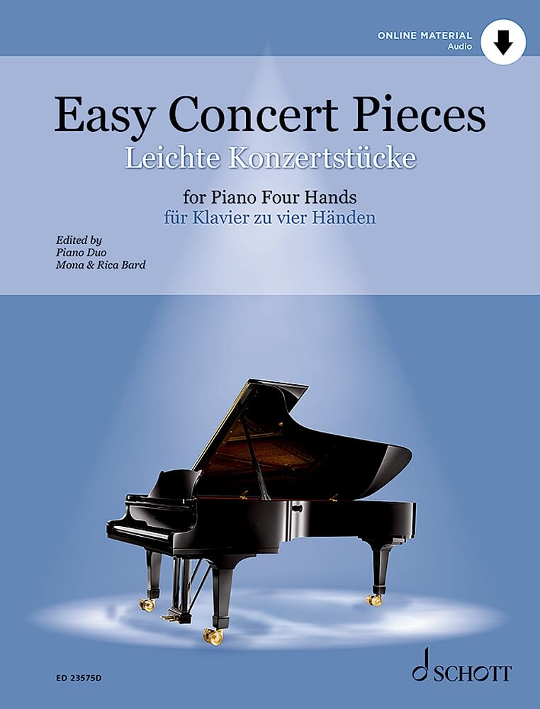Easy Concert Pieces - for Piano Four Hands - Piano 4 Hands - Sheet Music - Schott Music (ED 23575D)