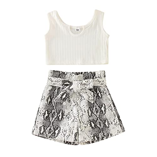 Camiseta infantil feminina sem mangas com nervuras serpentina estampada roupas de bebê 3 meses menin