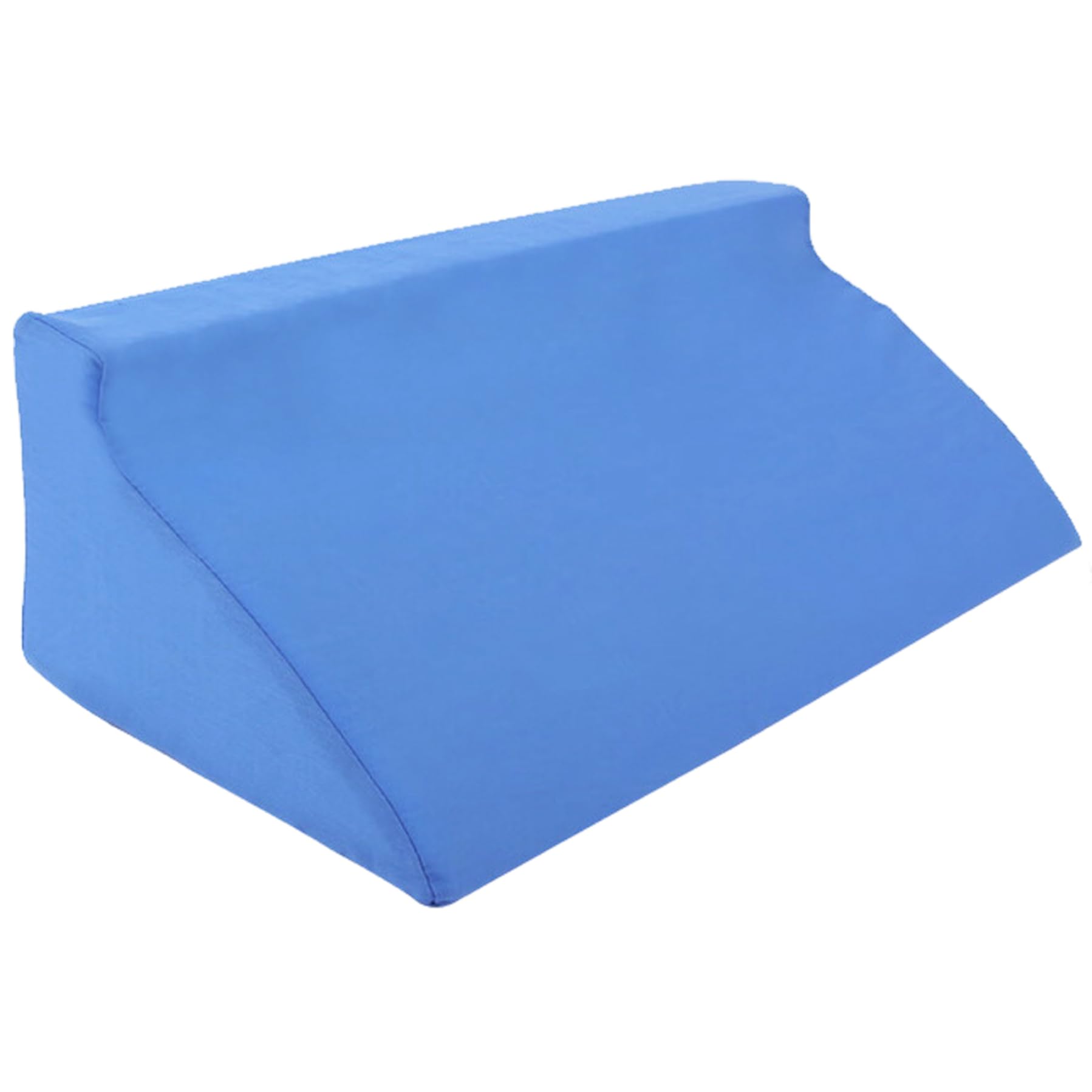 Almohada de cuña para cabecera, Almohada de cuña para Soporte de Espalda y piernas para recuperación de cirugía de Embarazadas, Cama Azul