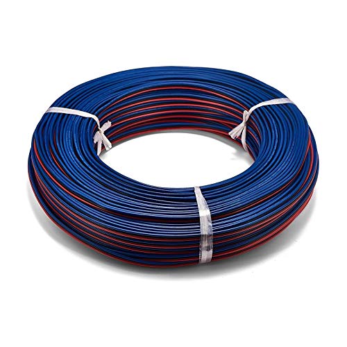 Gimax 3roll 3 Core Power Extend Extension Cable Wire 100m 18AWG For WS2811 WS2812 LED Strip Controller SM JST Connector - (Pins: 3P)