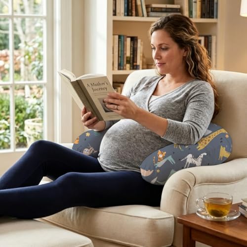 Image of Plushii Nursing Pillow for Breastfeeding,Feeding Pillow and Removable Cover