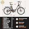 Heybike Cityscape Electric Bike 350W(Peak 500W) Electric City Cruiser Bicycle Up to 40 Miles 23MPH Removable Battery, 7-Speed and Dual Shock Absorber, 26" Electric Commuter Bike for Adults #5