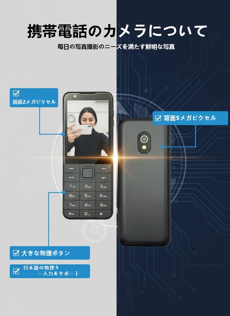 Amazon | 【TIQ mini M5S】Android 13 スマホ 2.8インチ タッチ