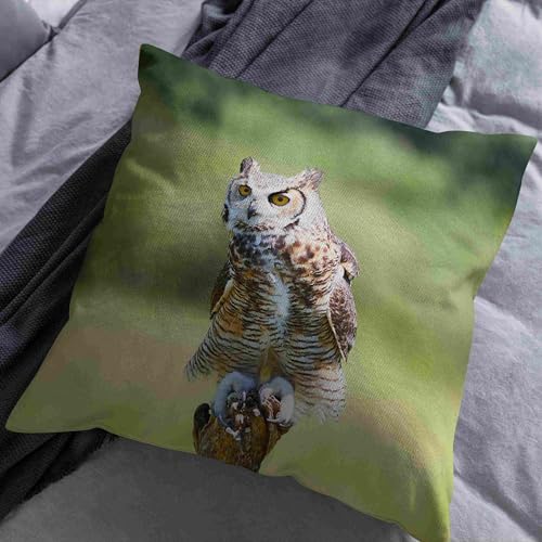Housse coussin 50x50cm multicolore en lin et satin par 4Pcs - 3