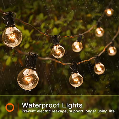 Addlon Outdoor String Lights, 24Ft G40 Globe Patio Lights, Ul Listed Deck Lights, Waterproof Connectable Hanging Lights For Bistro Garden Porch Party Tents #TOP1