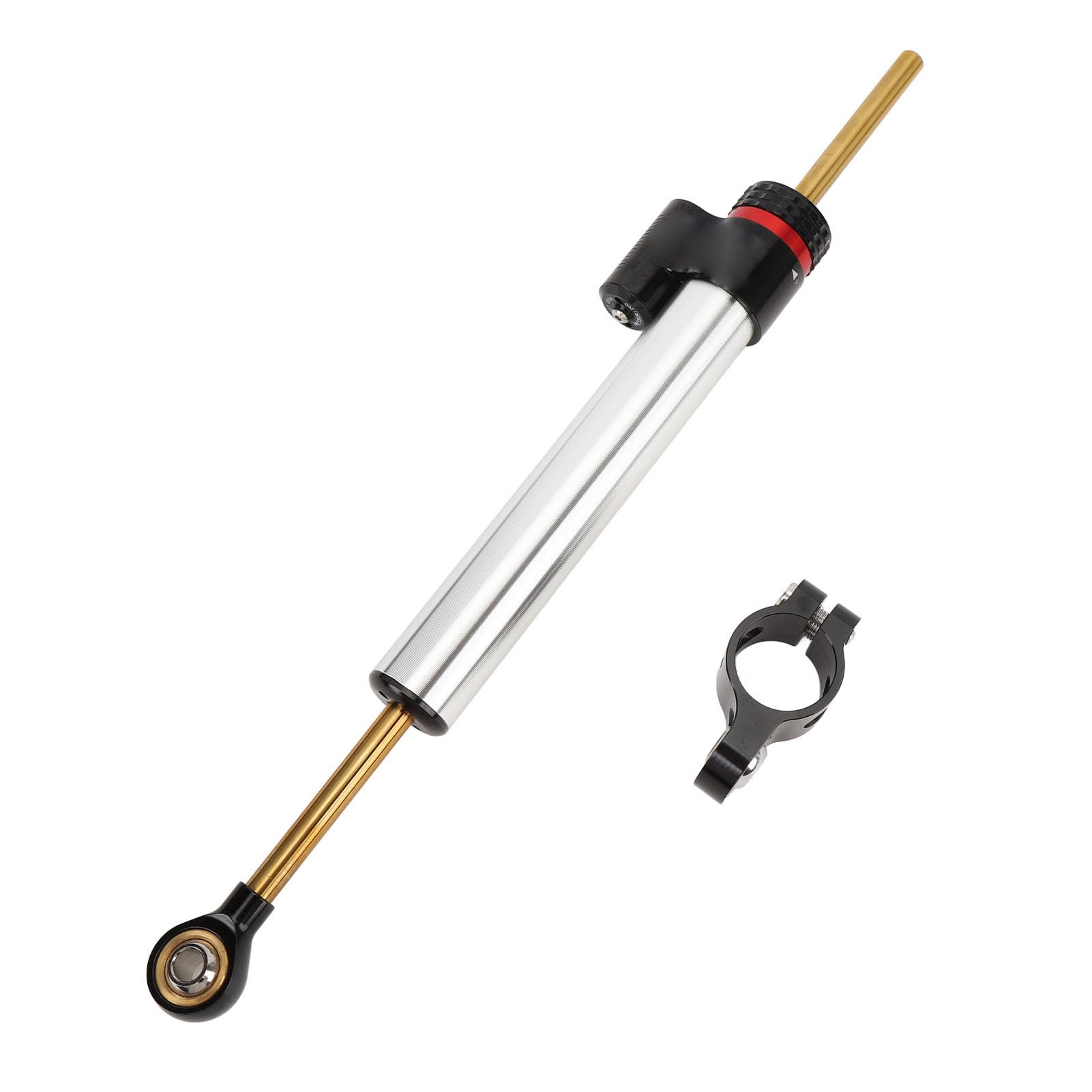 aqxreight Amortyzator Kierownicy Stabilizator do Motocykli Powyżej (SILVER)