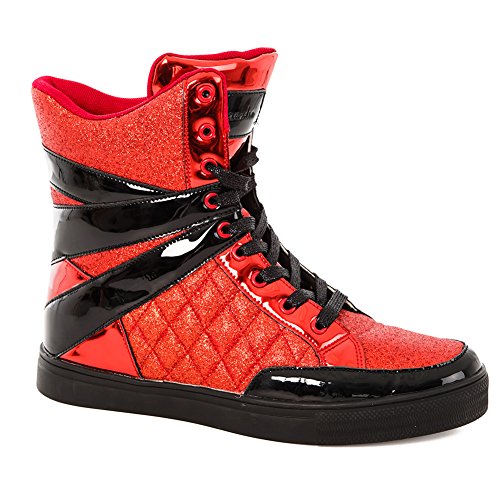 Alexandra Collection Glitter High Top Dance Sneaker | Just for Kix | High Top Sneaker