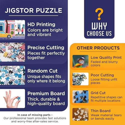 Image of Dreamland Jigsaw Puzzle (500 Pieces) for Adults & Teens Cardboard | Fantasy Land Artwork | XXL Pieces | Brain Exercise, Stress Relief & Reduce Screentime |