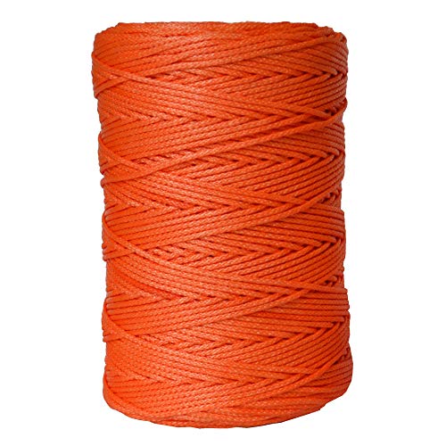 Jameson Dyneema® Throw Line, 1.75mm x 1000 ft, Alta Resistencia 450 lbs, Naranja Brillante – Ideal para Uso Profesional de Arboristas miniatura 1