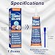 Soodyoow Textile Adhesiv, 60ML Fabric Adhesive Waschmaschinenfester Bügelfester Stoffkleber für Stoffe, Baumwolle, Leder, Jeans, Permanenter Textil-Kleber zum Stoff Kleben Statt Nähen