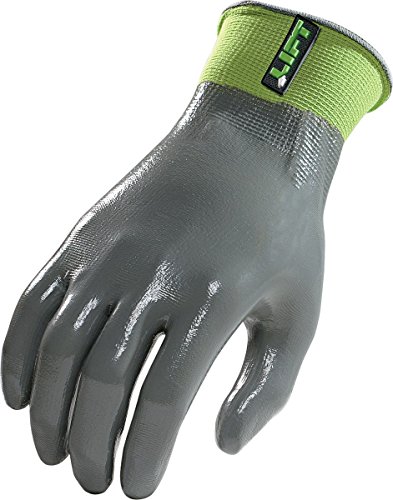 LIFT Safety Palmer Full Nitrile Gloves (Grey, X-Large)