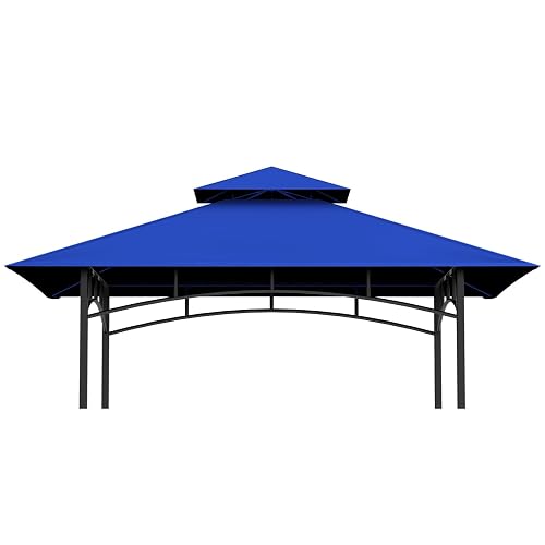 Grill Gazebo Replacement Canopy Top - 5'x8' Outdoor BBQ Tent