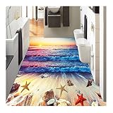ZaH Thin Area Rug Non-Slip Doormat Carpet Printing Rug for Living Room, Bedroom, Kitchen, Bathroom (