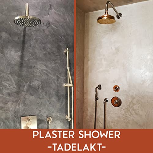 Vasari Lime Plaster & Paint | Veneziano Plaster (Smooth Finish) | Made From Natural Lime And Powdered Marble | Color: Natural White #1 | Size: 36 Lbs Dry Bag (Makes 5 Gallons Plaster) #TOP1