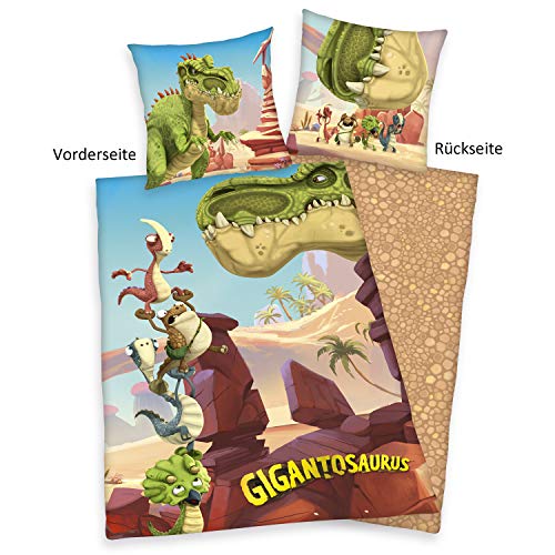 Herding Gigantosaurus beddengoedset, katoen, meerkleurig, Zwitserse maat - Image 3