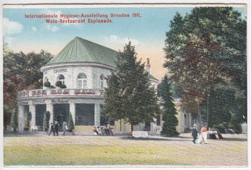 Internationale Hygiene-Ausstellung Dresden 1911. Wein-Restaurant Esplanade.