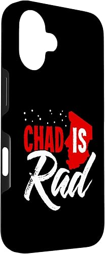 Vista 72 de Chad is Rad Shirt Chad Country Clothing Apparel Chad Case for iPhone XS Max
