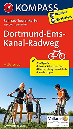 Télécharger Dortmund-Ems-Kanal-Radweg 1 : 50 000: Fahrrad-Tourenkarte. GPS-genau PDF