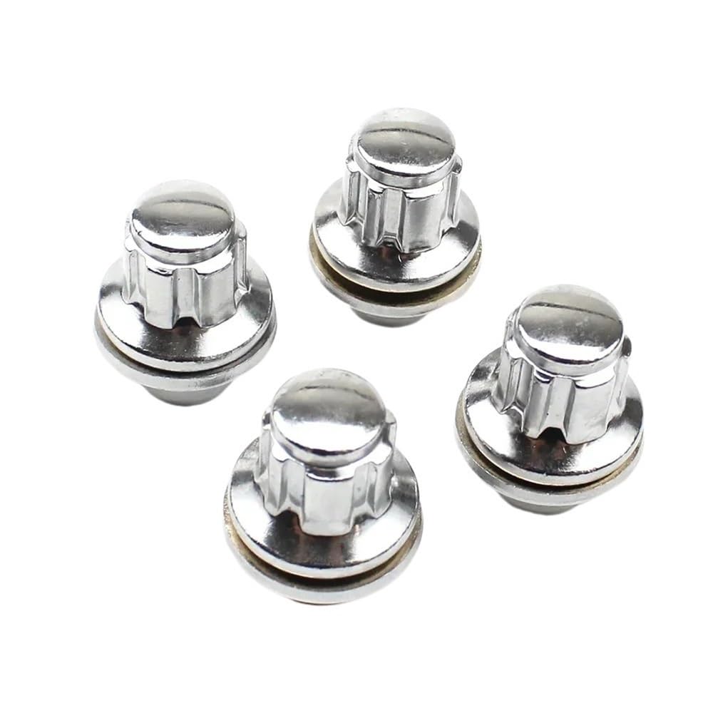 Boulons de Roue chromés pour Toyota Corolla, RAV4 et Yaris, avec Adaptateur pour écrou antivol et clé.