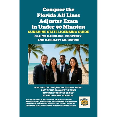 Conquer the Florida All Lines Adjuster Exam in Under 90 Minutes: Sunshine State Licensing Guide -- Philip Martin McCaulay episode artwork