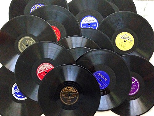 15 Real 10 inch 78rpm WWII Big Band Era Gramophone Records Arts