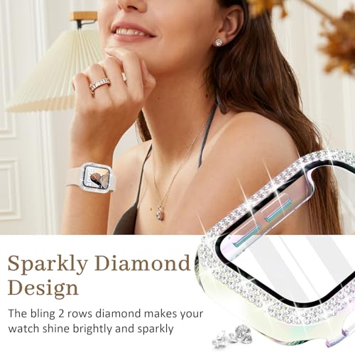 Coque Apple Watch 40mm PC diamant avec protection écran HD - 2