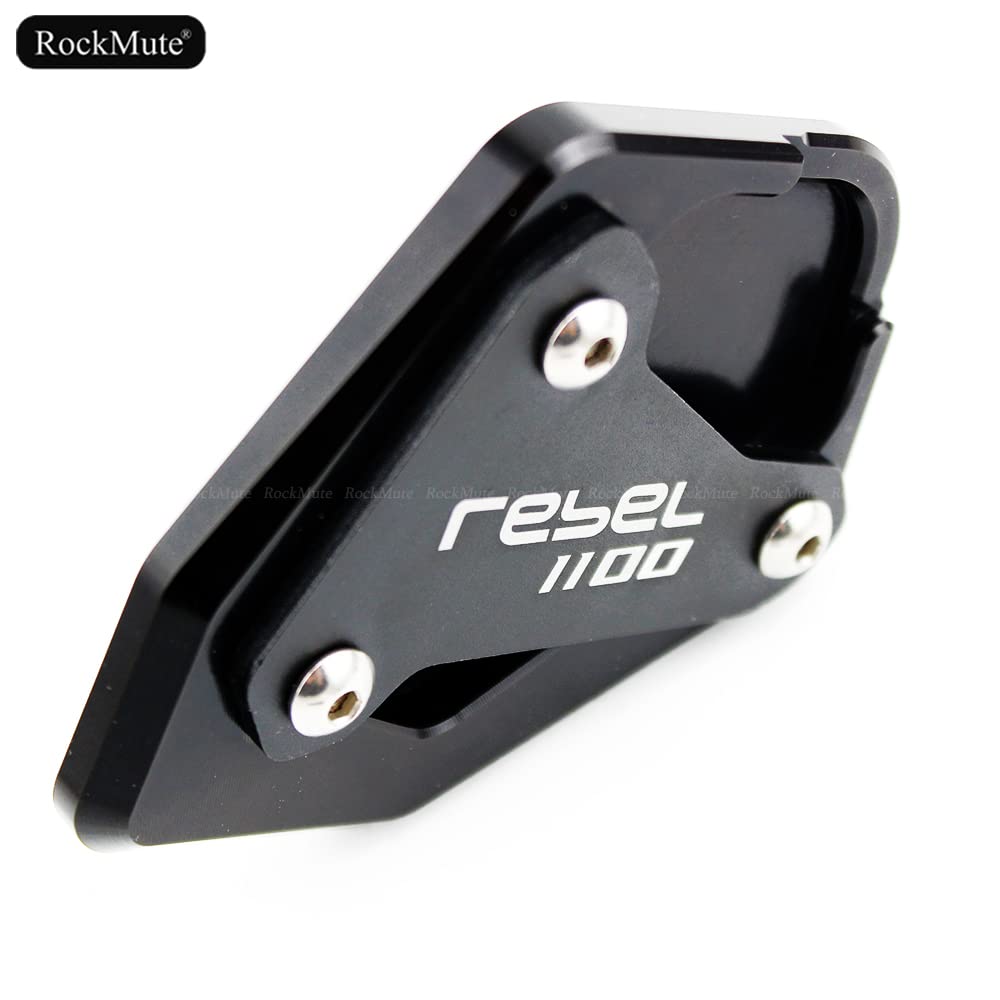 Podkładka przedłużająca podpórkę boczna lewa HONDA CMX1100 Rebel 1100 2021 czarny