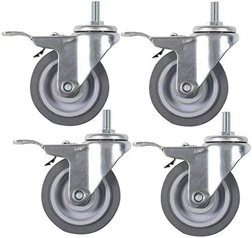 Roulettes robustes anti-corrosion pour réparer un chariot de transport usé par la rouille