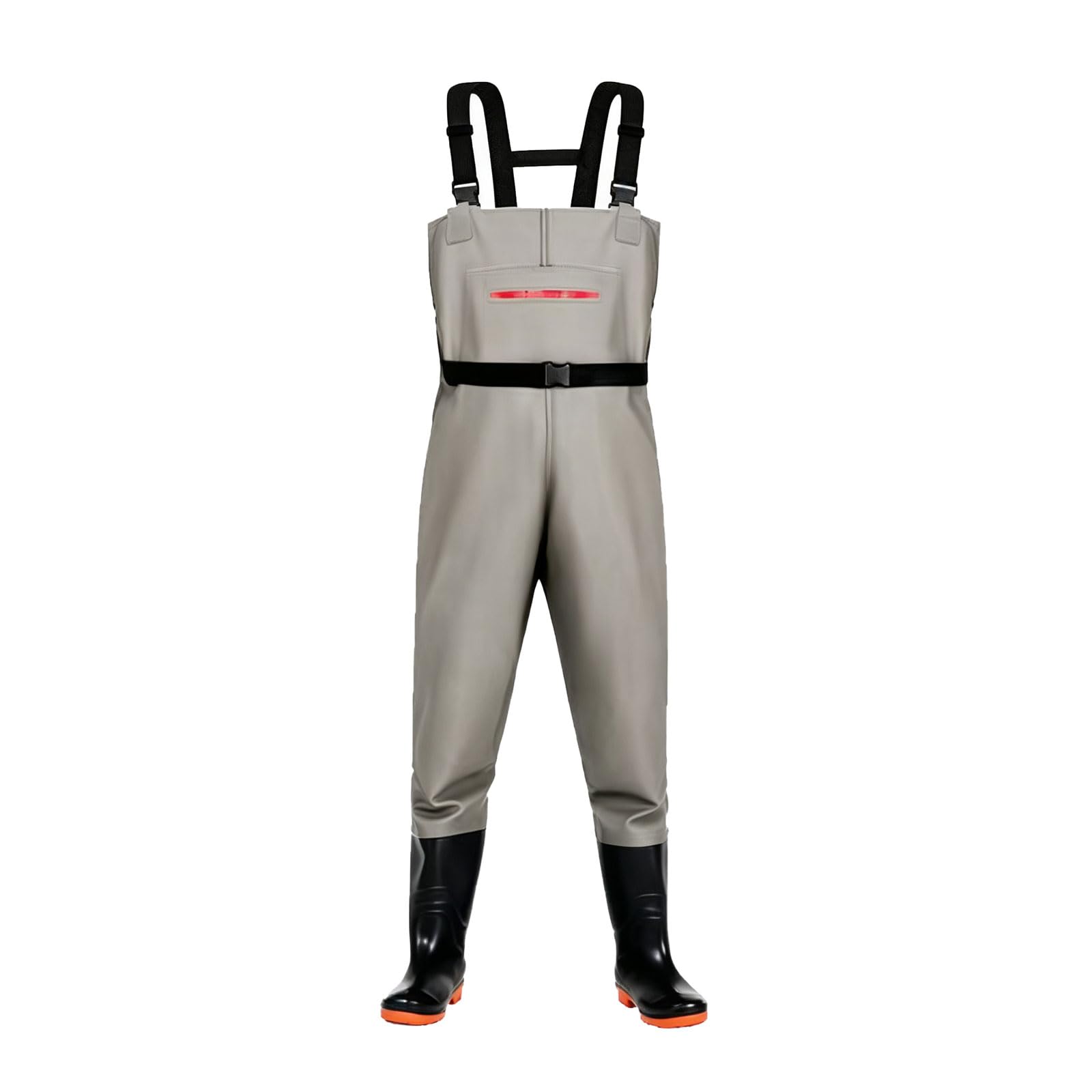 Vadeadores de Pesca para Hombres PVC Vadeadores de Pesca con Botas de Antideslizante para un Agarre máximo Bolsa Impermeable Totalmente sellada para Caza y Pesca Tallas 36-47