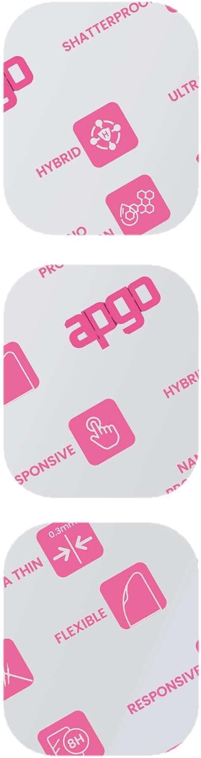 3x apgo Ultra-Clear Hybrid szkło ochronne do Xiaomi Redmi Watch 5 Lite, elastyczne szkło nano, świetna alternatywa dla szkła hartowanego, odporne na zarysowania, pełny klej