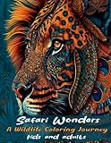 oversikt bomstasjoner norge  Safari Wonders A Wildlife Coloring Journey: Large size 8.5 x 11 Animals In Africa for kids and adults