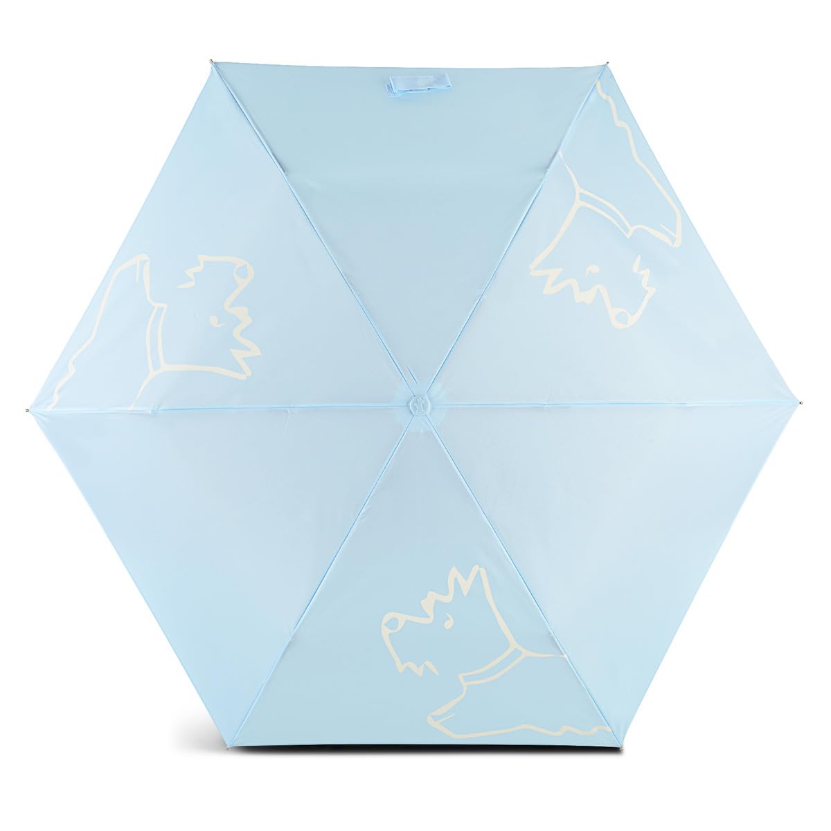 Radley Women's Icicle London Icon Responsible - Superlite Responsible Foldaway Telescopic Umbrella In Light Blue