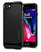 Spigen Neo Hybrid Herringbone iPhone 8 Case/iPhone 7 Case with Flexible Inner Protection and Reinforced Hard Bumper Frame for Apple iPhone 8 (2017)/iPhone 7 (2016) - Shiny Black