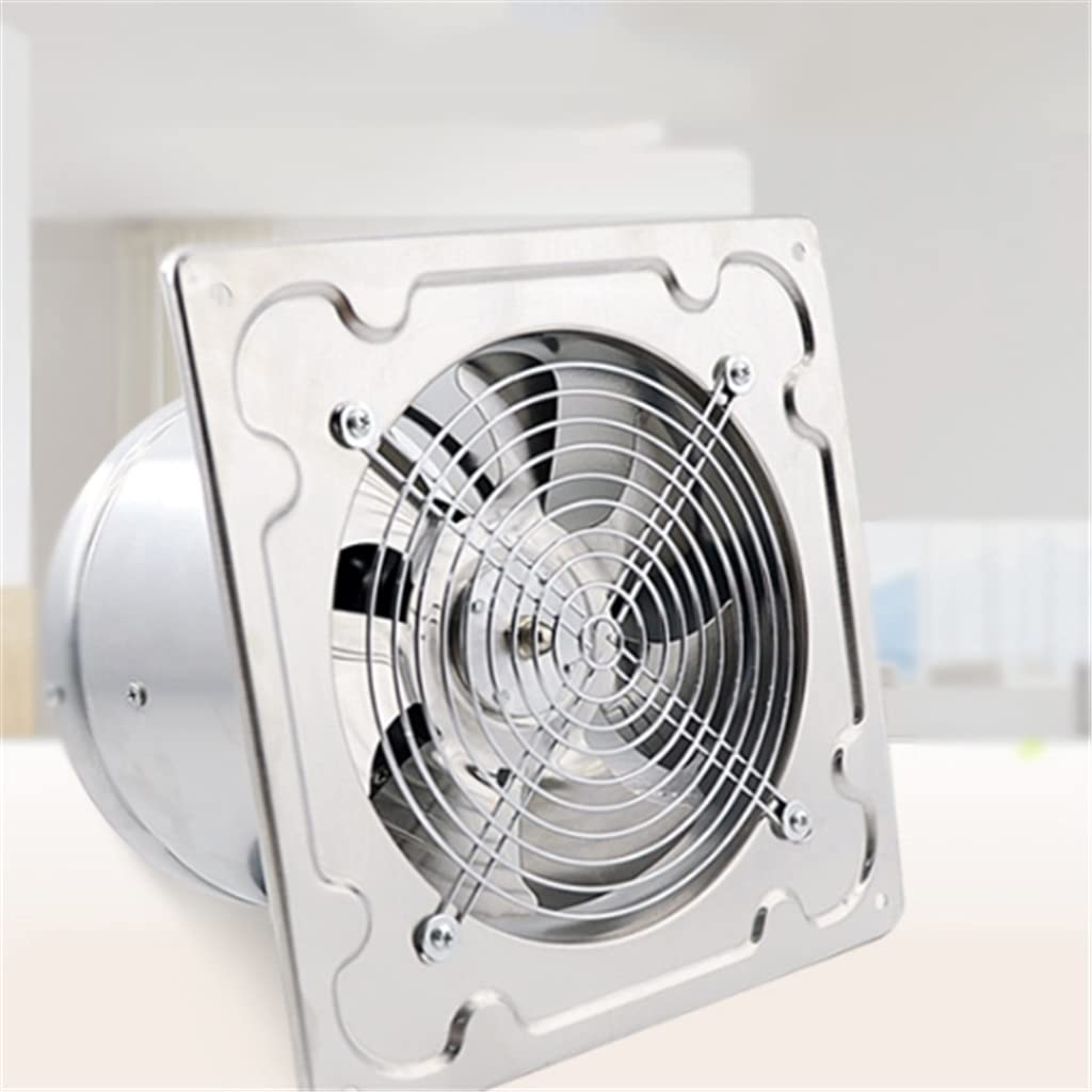 Aspiratore da Bagno, aspiratore da Cucina 6", Silenzioso con valvola di ritegno con Copertura Protettiva in Rete per Bagno/Cucina/Soggiorno