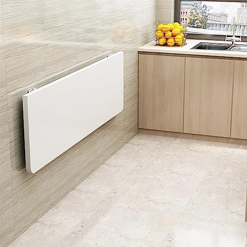 Table pliante murale 80 cm bureau flottant compact pour ordinateur - 2