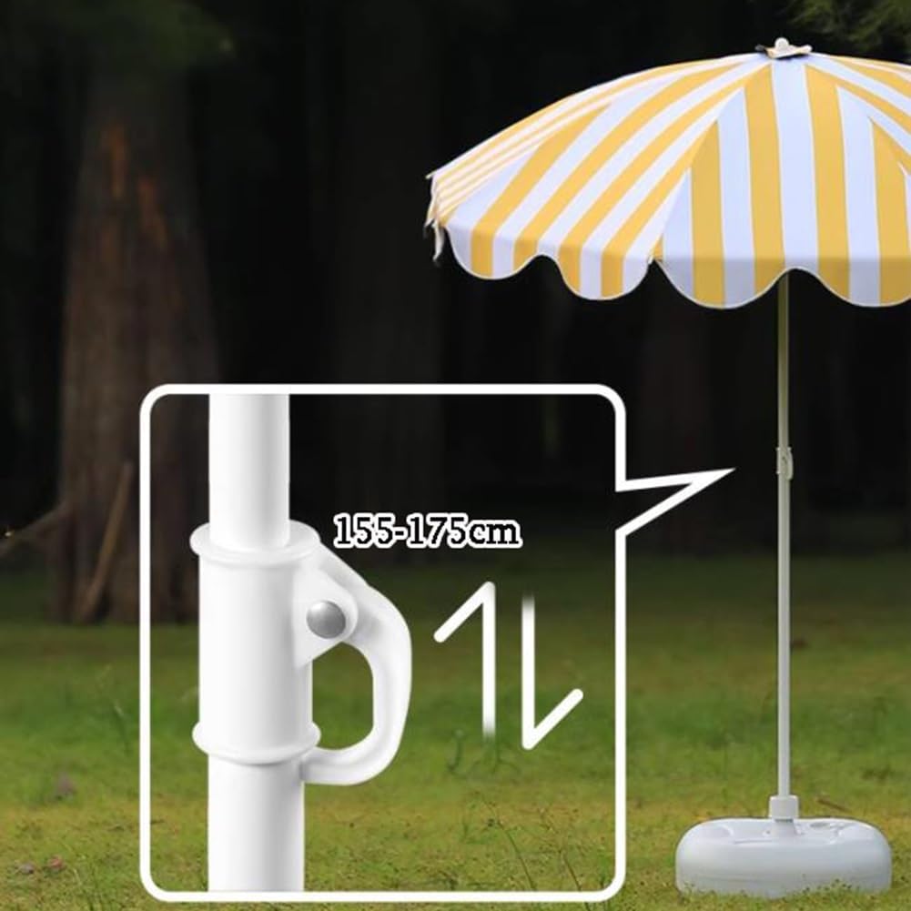 Kayapy 直径300cm 30+UPF紫外線 対策角度調整 2層 アルミ製 専用ベース